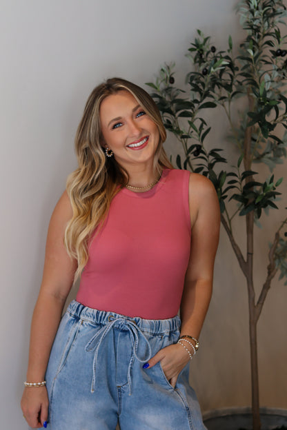 Luxe Bodysuit - Berry