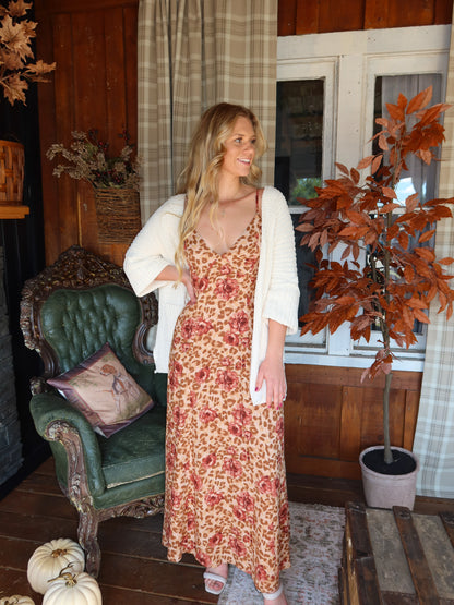 Wild Roses Maxi Dress