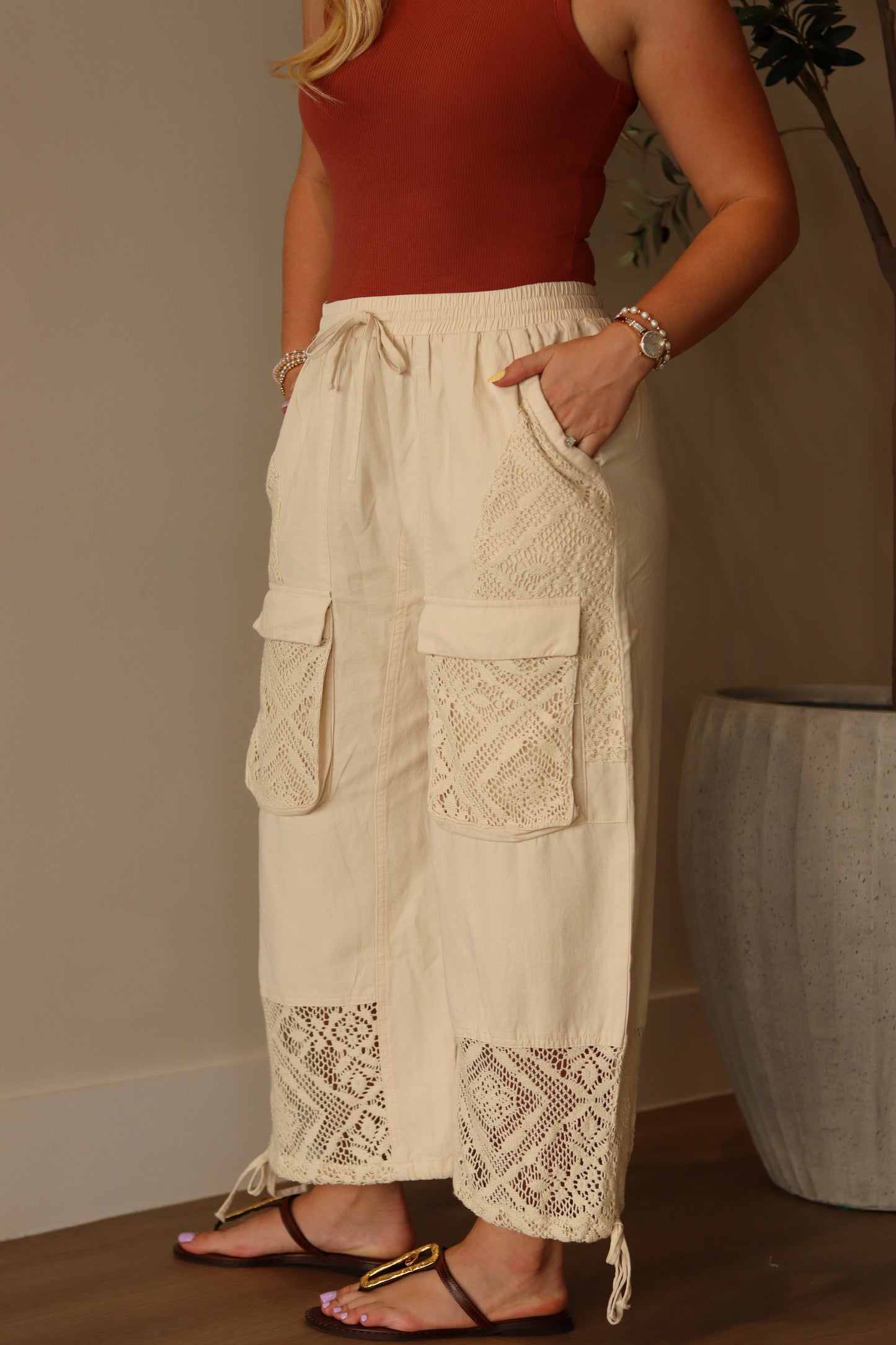 Sweet Bliss Crochet Joggers