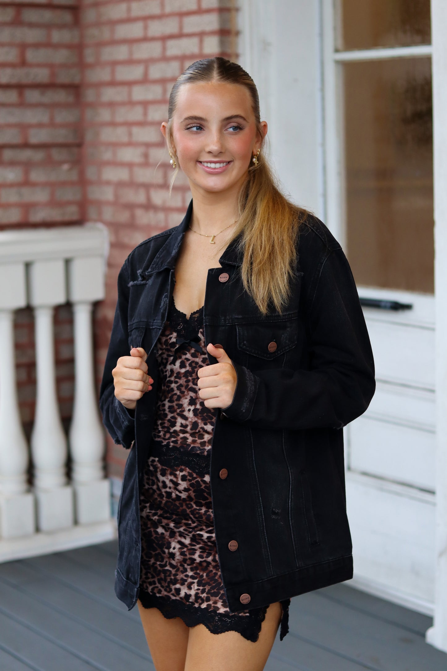 Lily Distressed Jean Jacket