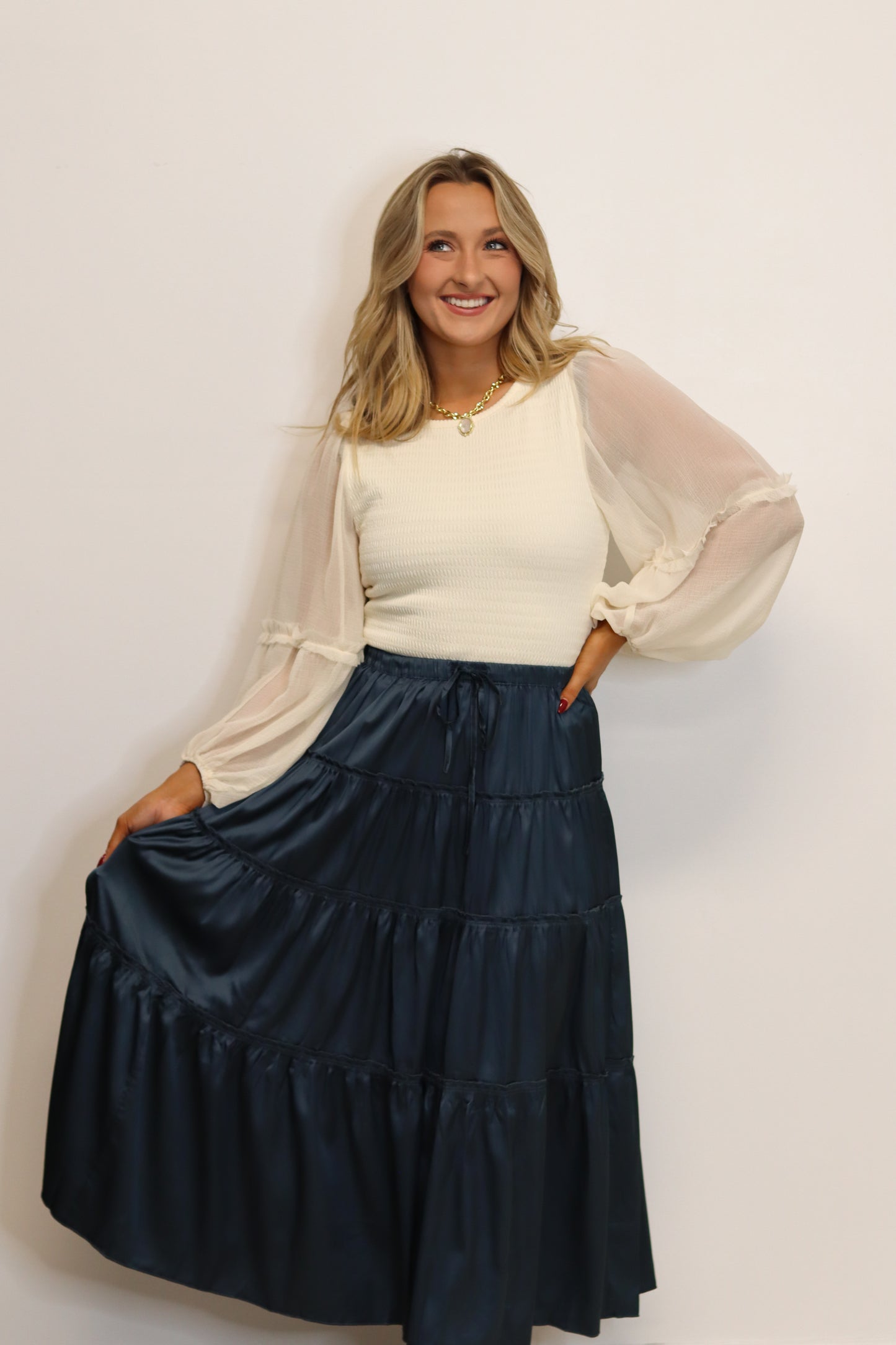 Perfect Glow Midi Skirt