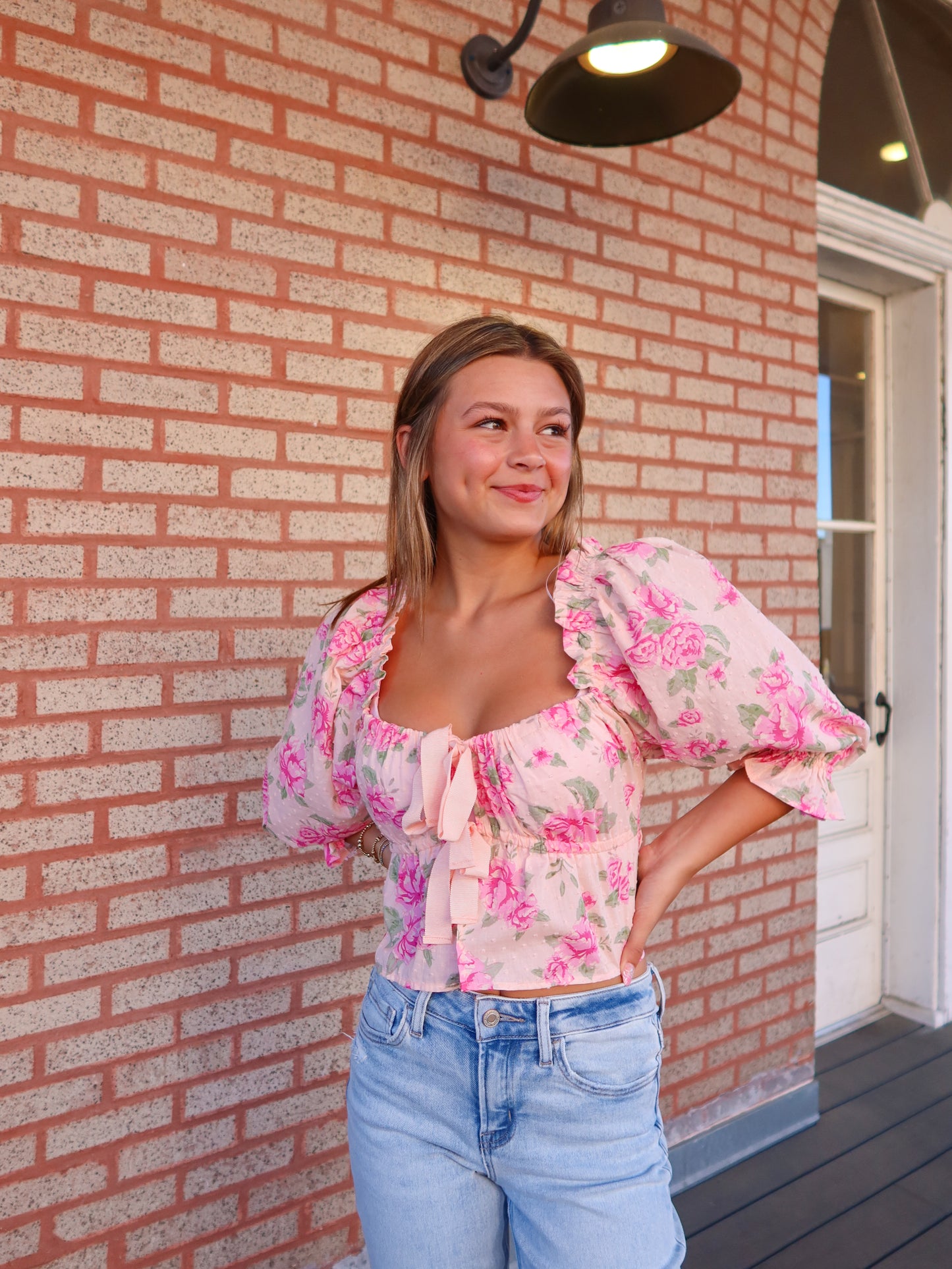 Spring Forward Floral Top