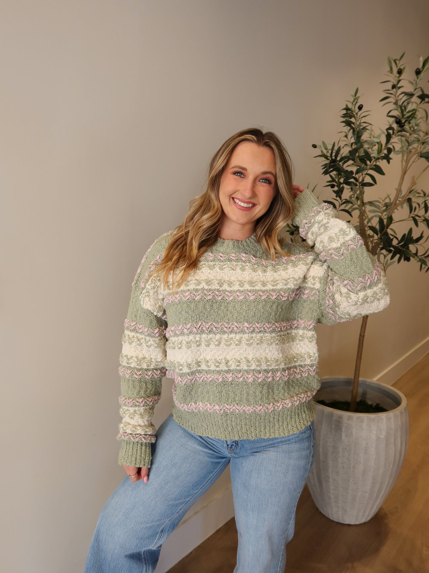 Sweetie Striped Sweater