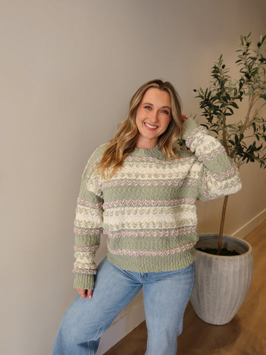 Sweetie Striped Sweater