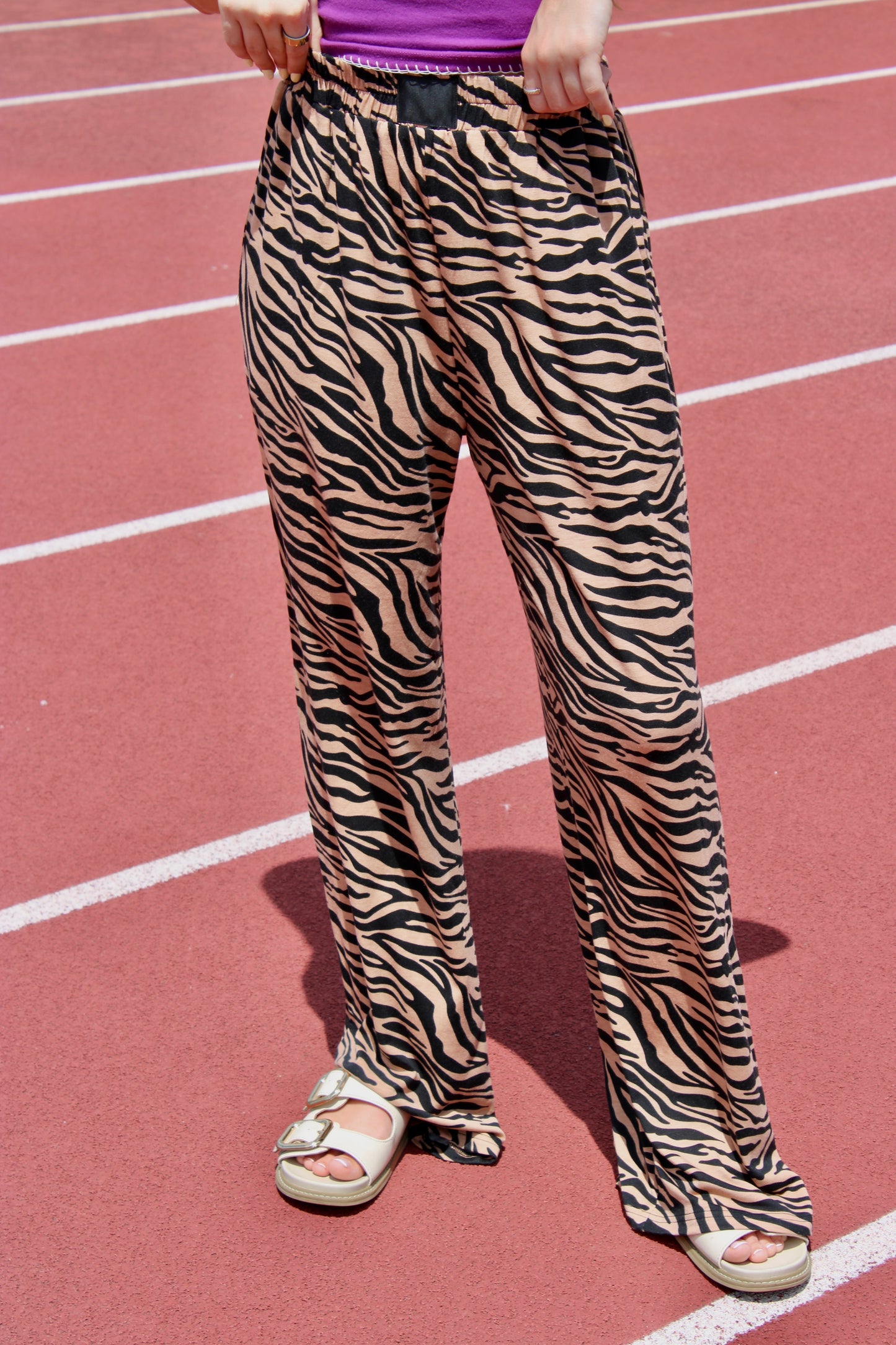 Suri Tiger Print Lounge Pants