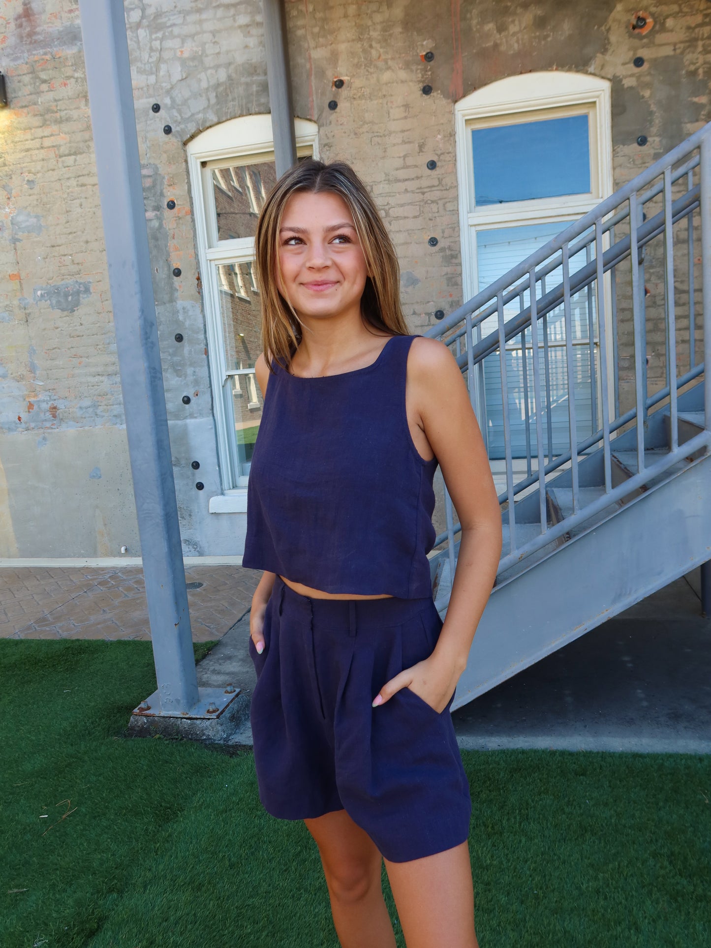 Lisette Linen Tank