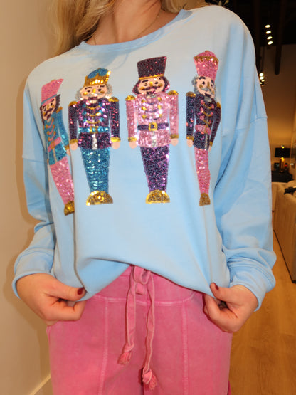 Sequin Nutcracker Sweatshirt
