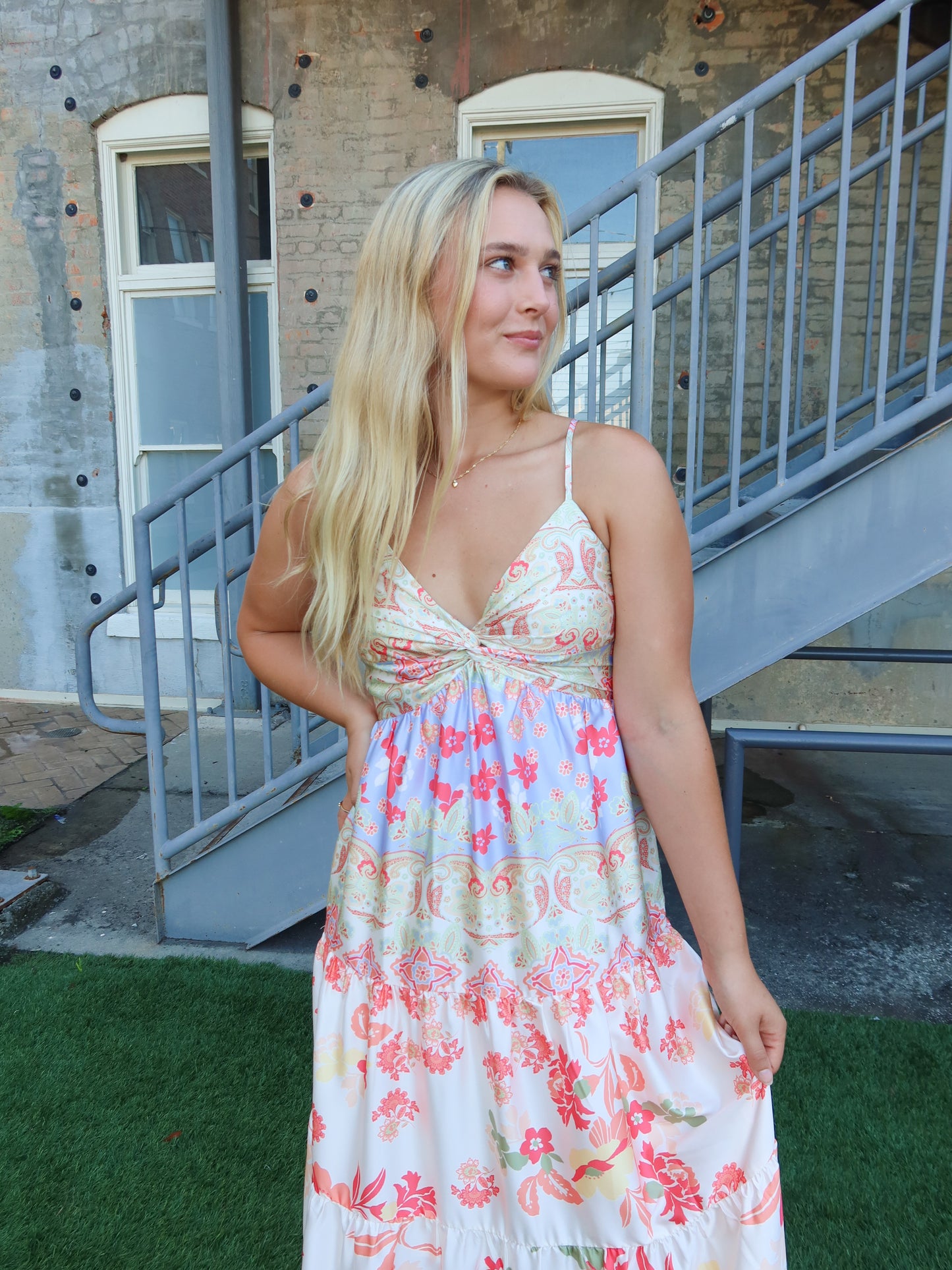 Vera Satin Maxi Dress