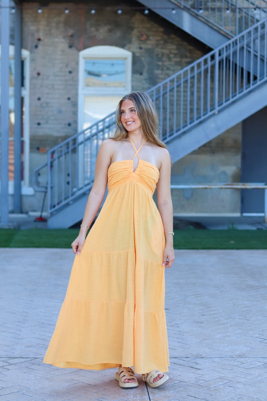 Bombshell Flowy Dress