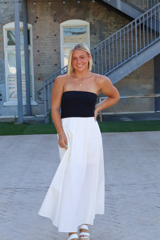 Sistine Strapless Maxi Dress
