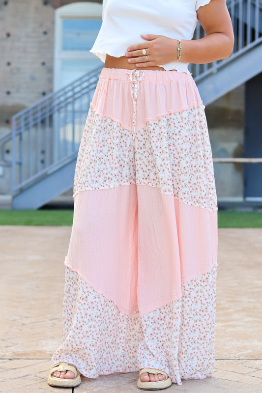 Annalise Floral Patch Pants