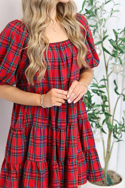 Merry Me Gingham Mini Dress