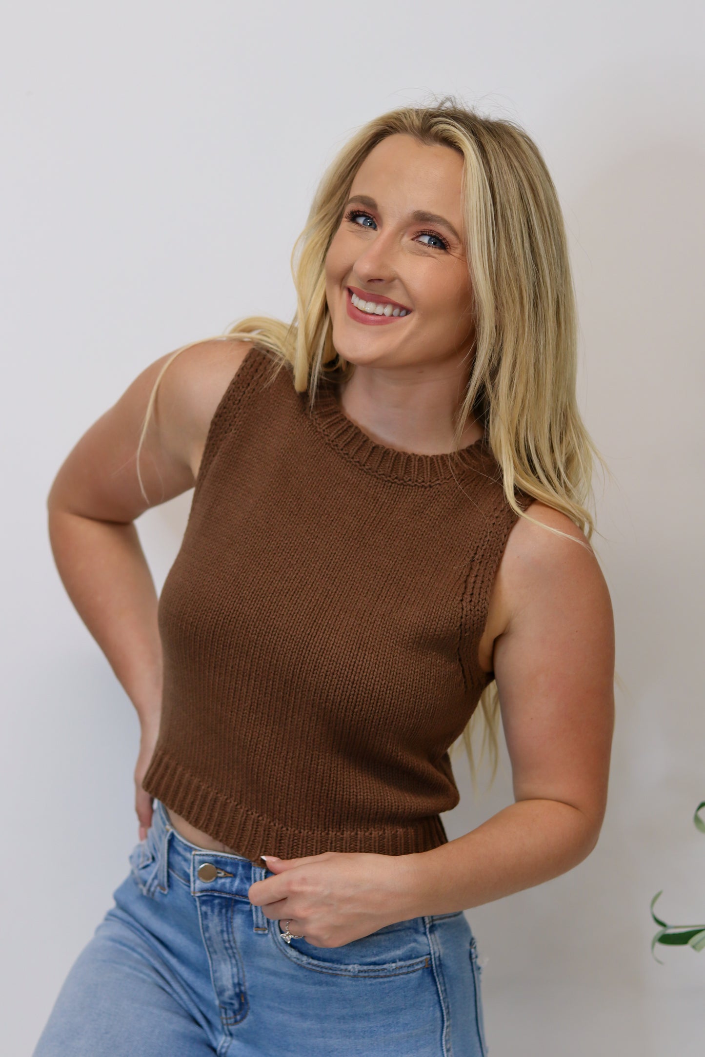 Espresso Knit Top