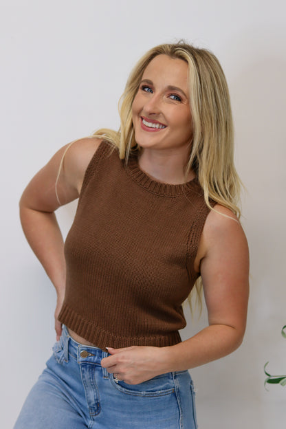 Espresso Knit Top