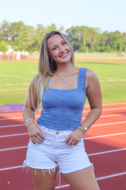 Freya Tank - Blue