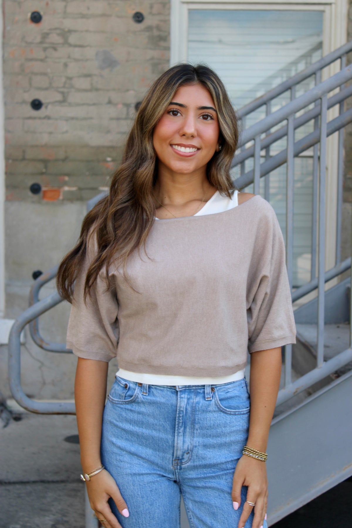 Gemma Knit Sweater Top