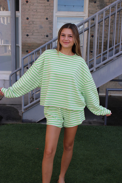 Rhode Striped Short Set
