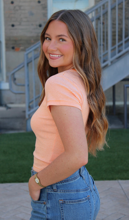 Sable Striped Top