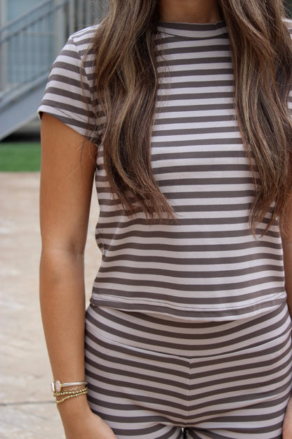 Sweet Haven Striped Baby Tee