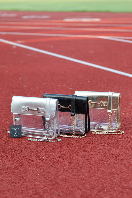 BC Clear Stadium Bag - Black