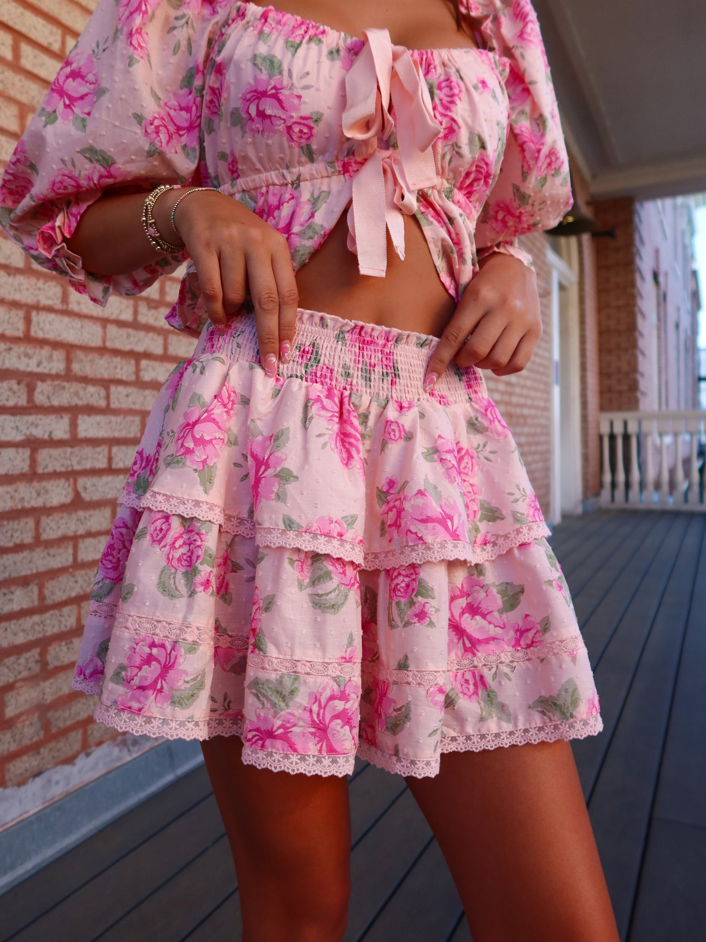 Spring Forward Floral Skirt