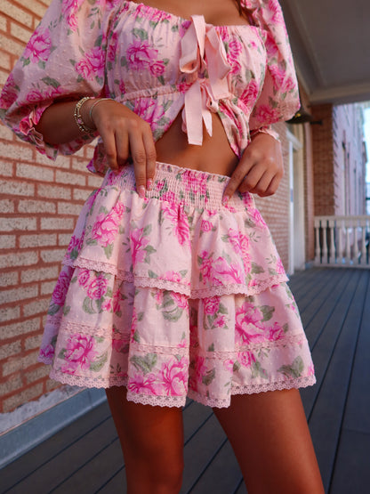 Spring Forward Floral Skirt