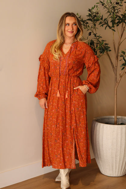 Woodstock Gauze Midi Dress