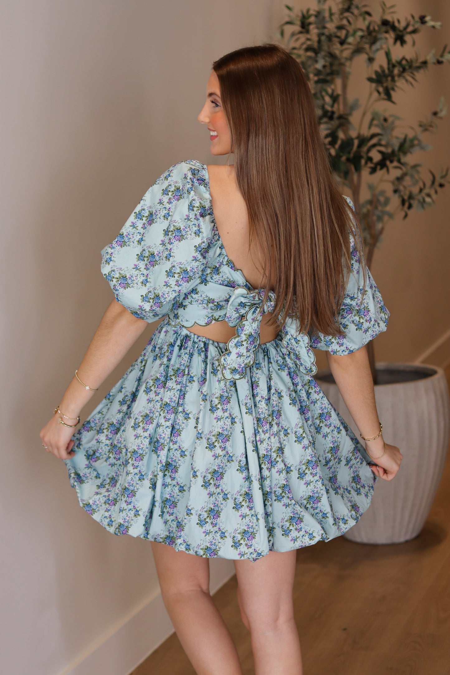 Floral Harvest Mini Dress