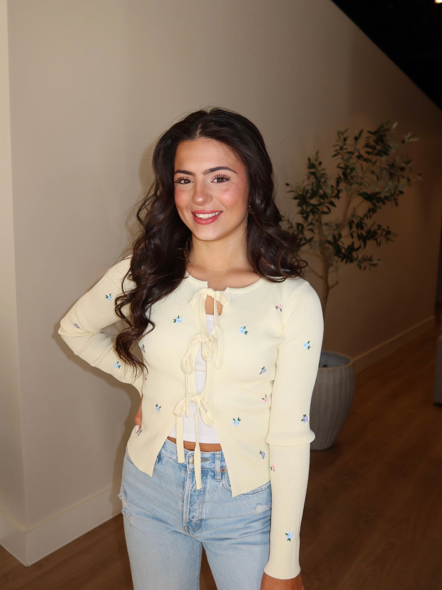 Primrose Floral Cardi