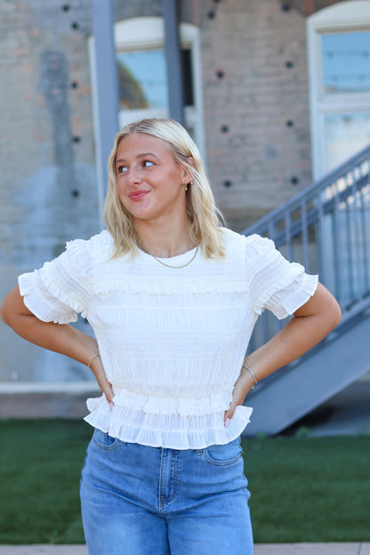 Josephine Smocked Top