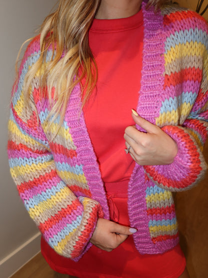 Brighton Striped Cardigan