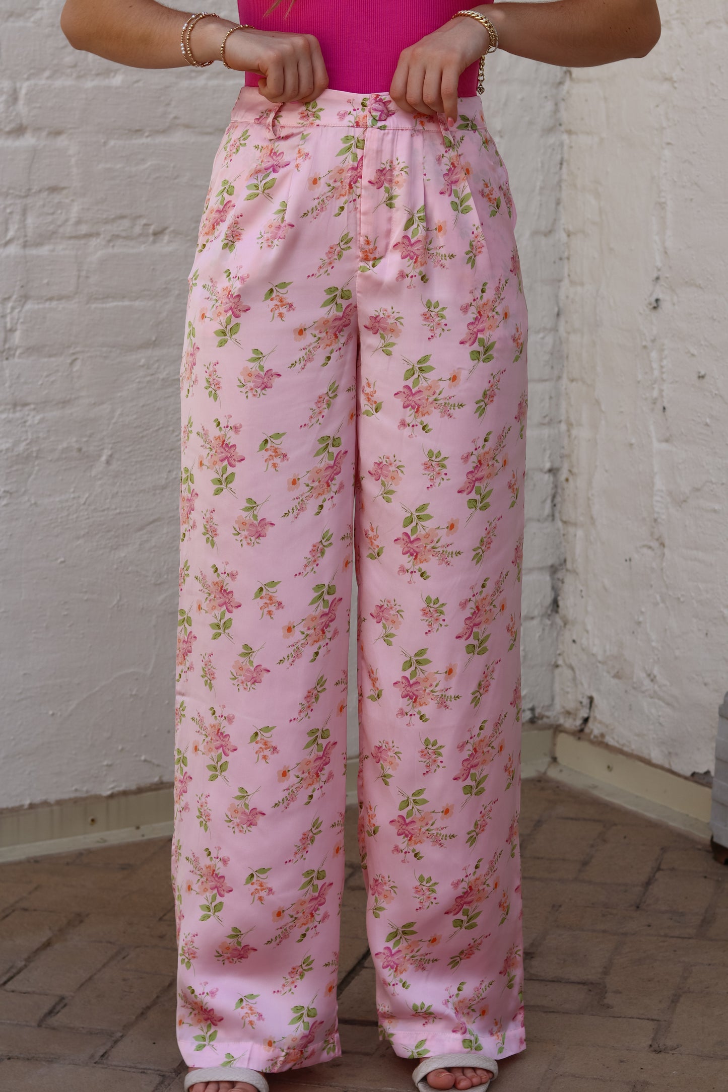 Rosy Charm Pants