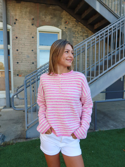 Liliana Striped Pullover