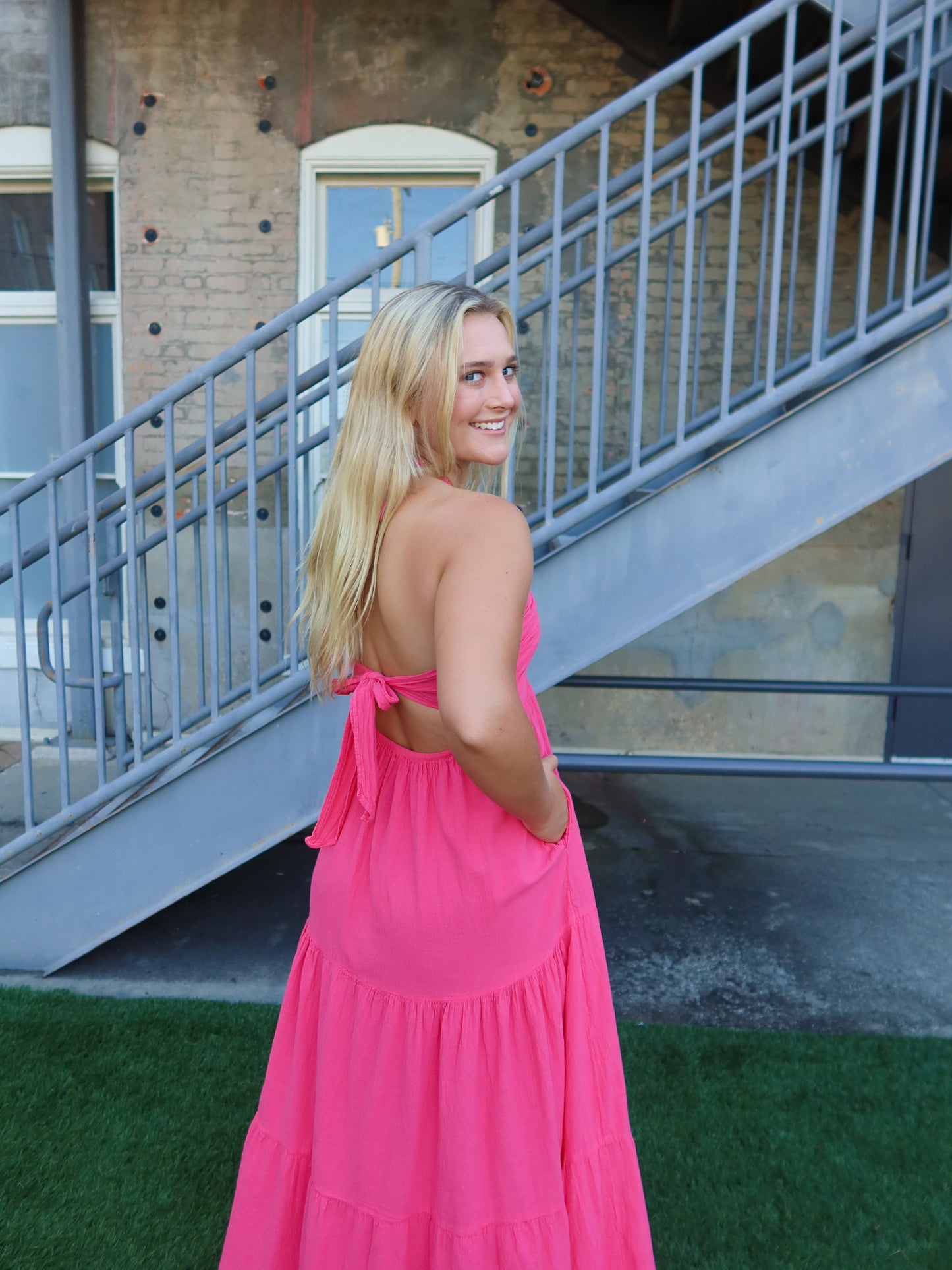 Bombshell Flowy Dress