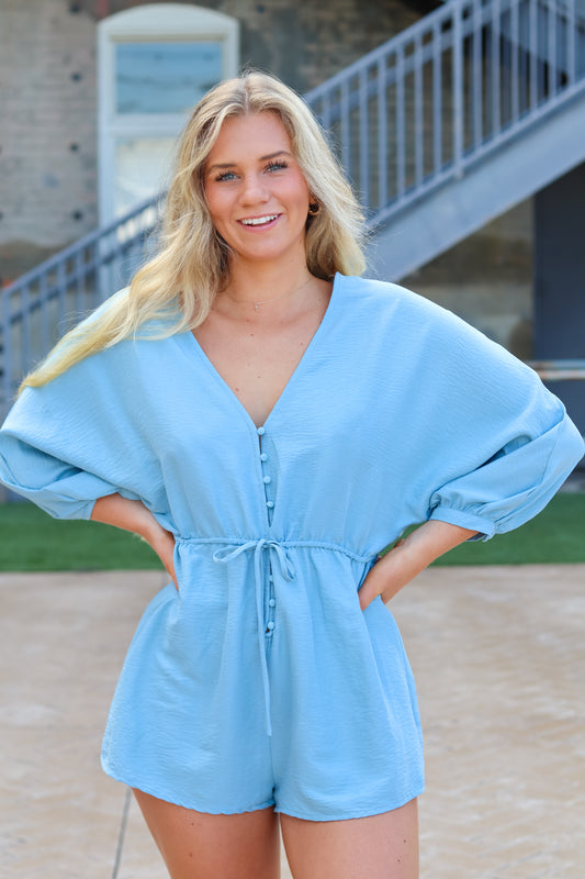 Beachy Blue Romper