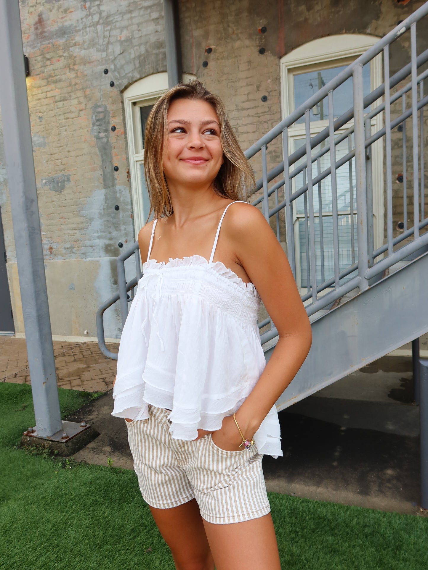 Zoie Handkerchief Cami Top