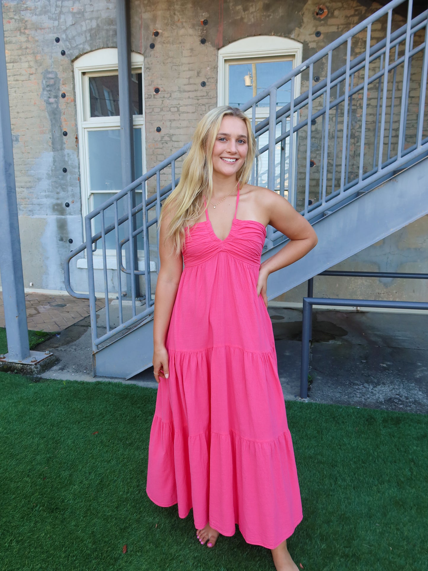 Bombshell Flowy Dress