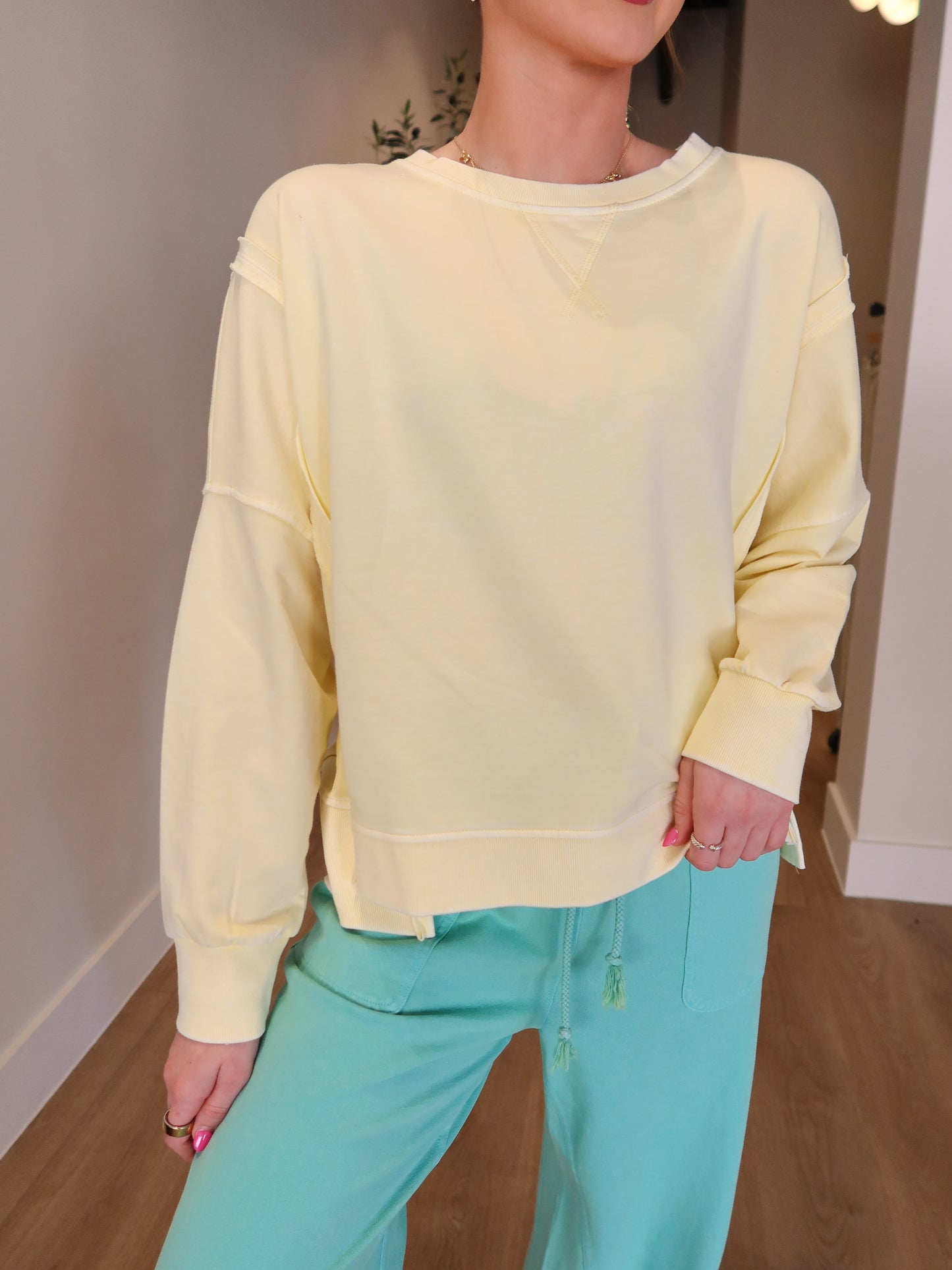Daisy Long Sleeve - Butter Yellow