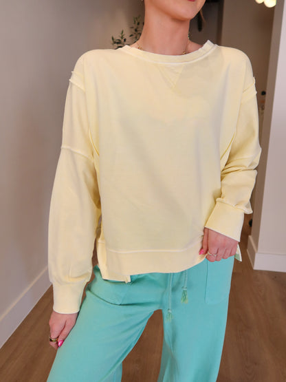 Daisy Long Sleeve - Butter Yellow