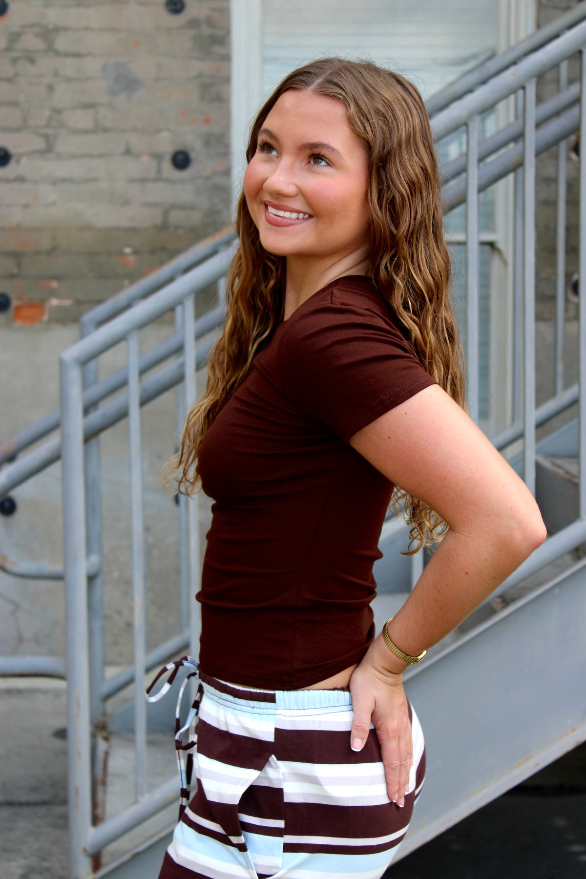 Avery Round Neck Tee