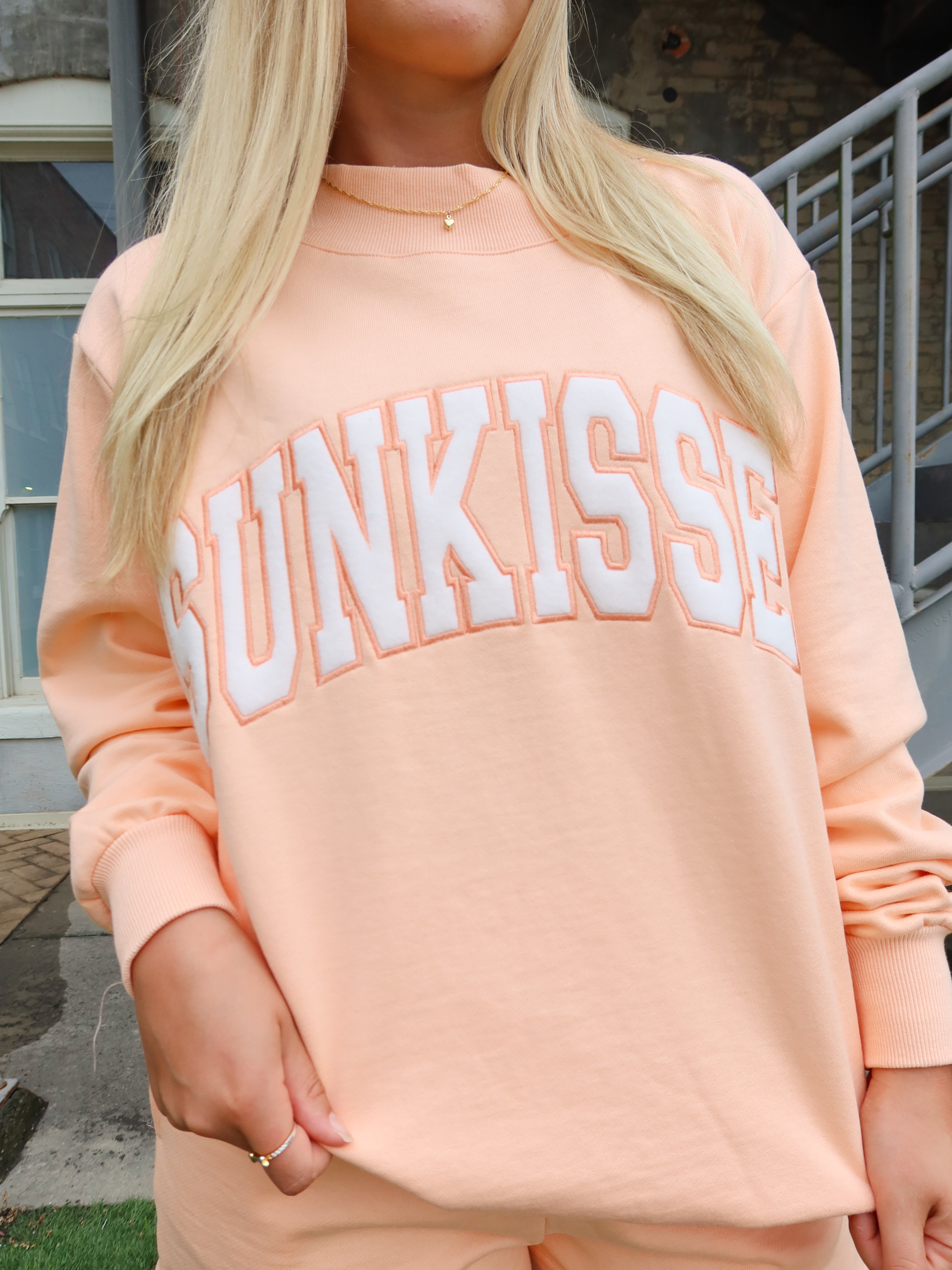 Varsity Sunkissed Mockneck – Astraea Boutique