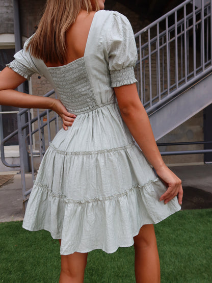 Clara Ruffle Mini Dress
