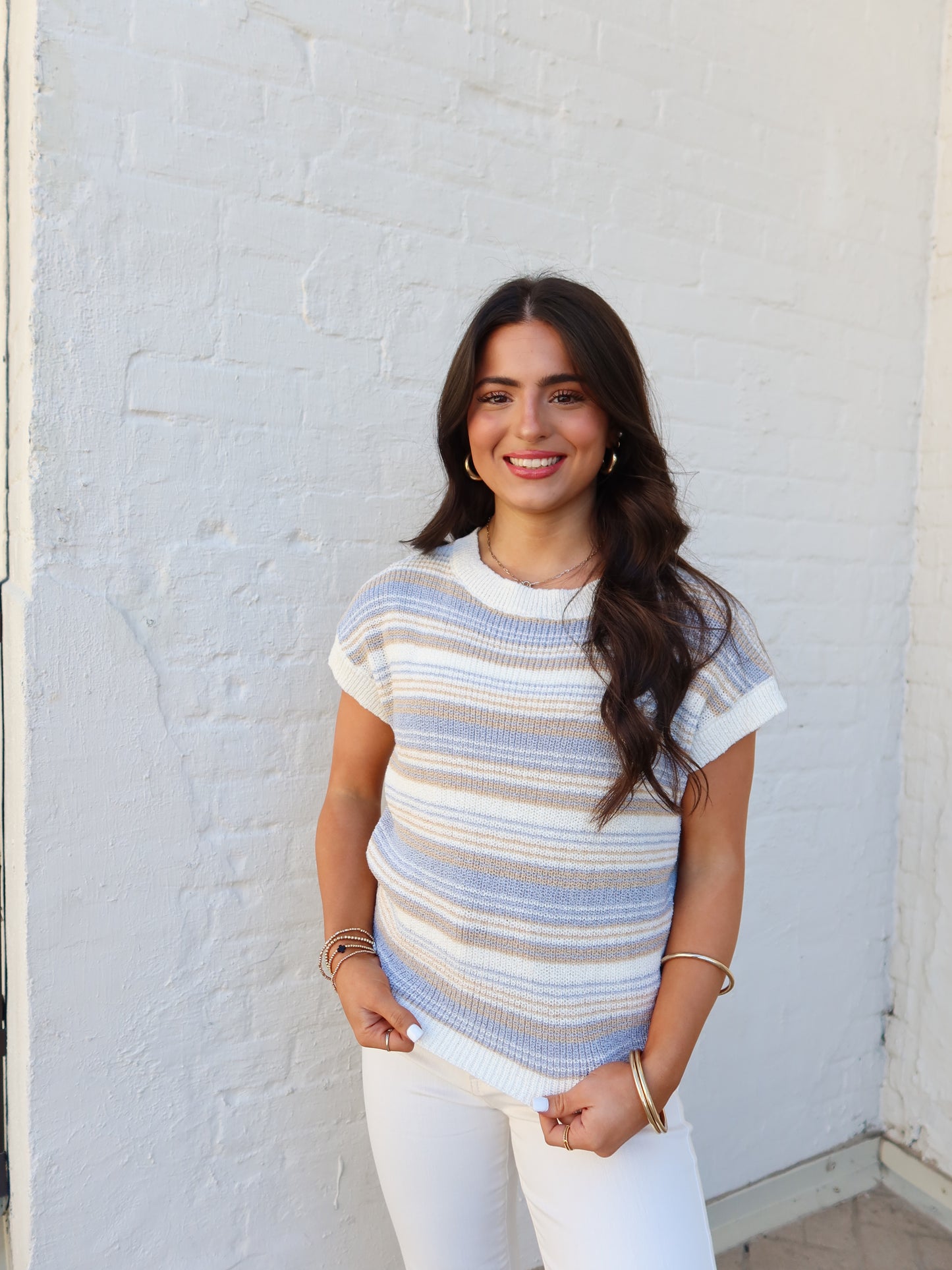 Sandy Stripe Pullover