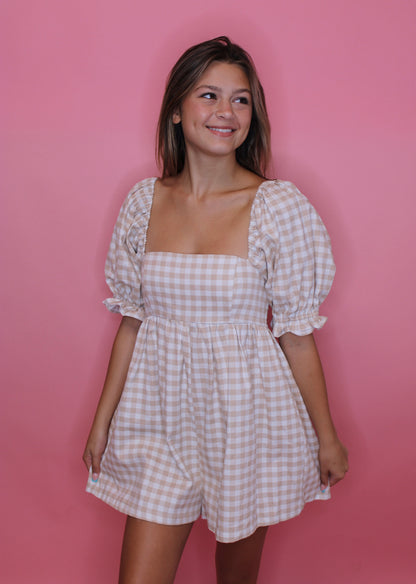 First Pick Romper - Khaki