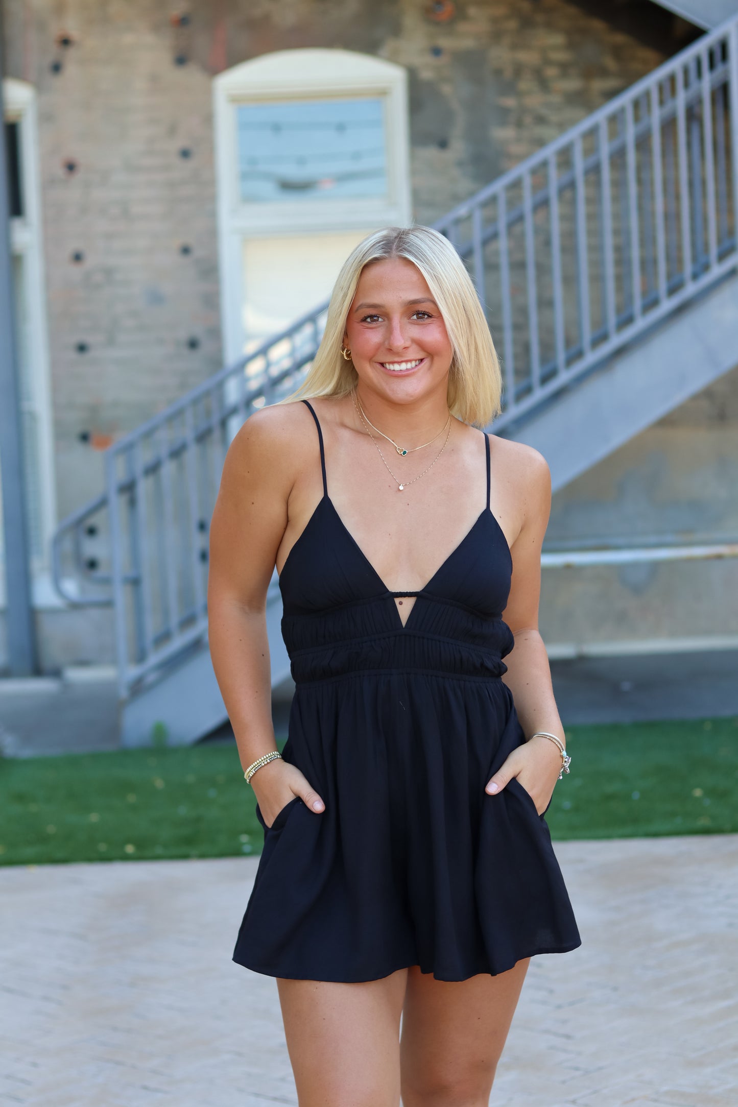 Vivi Romper - Black