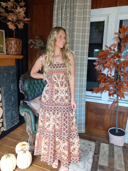 Aztec Maxi Dress