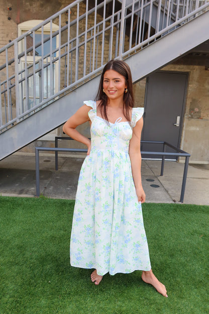 Lottie Midi Floral Dress