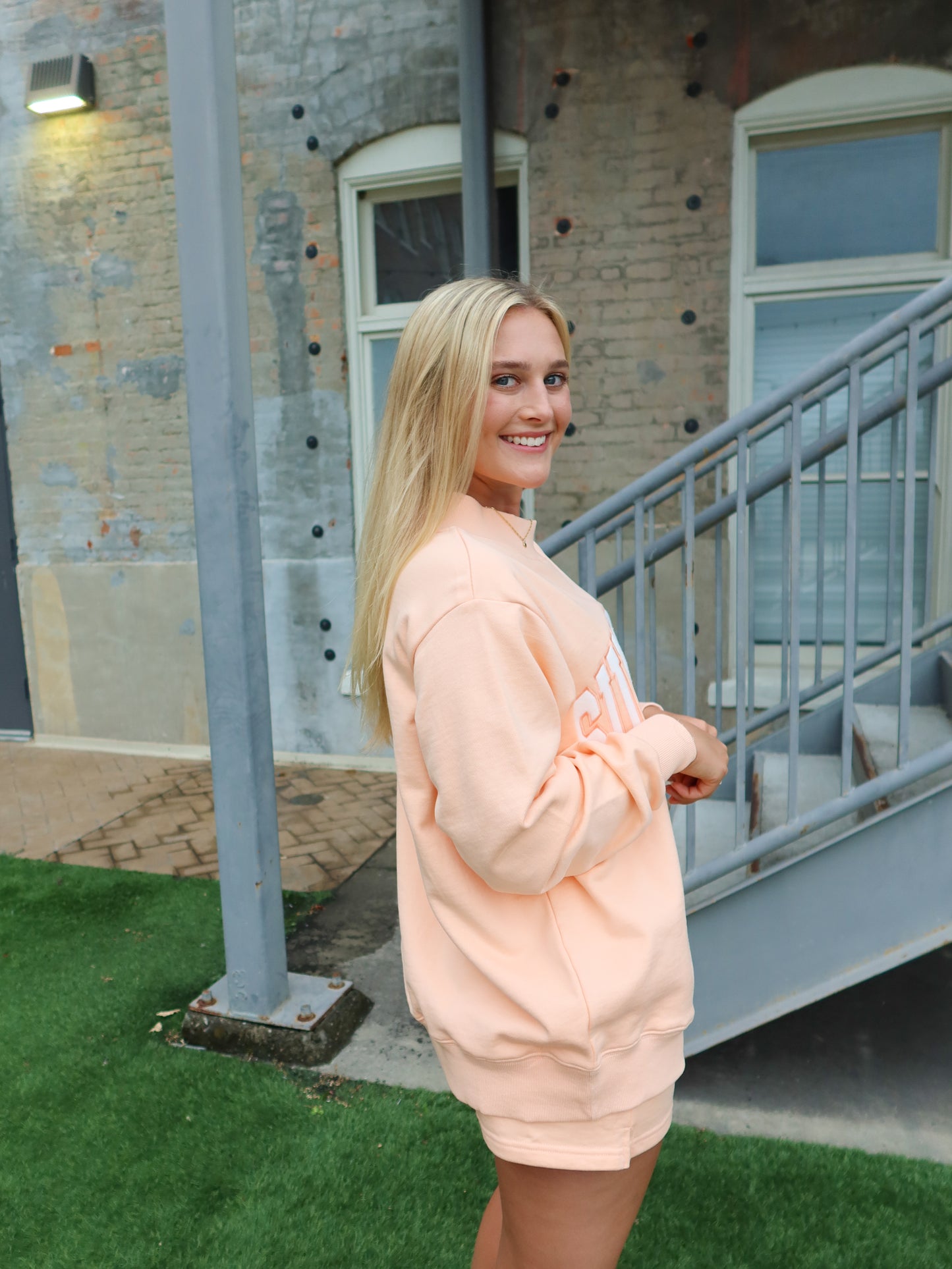 Papaya Orange Sweatshorts