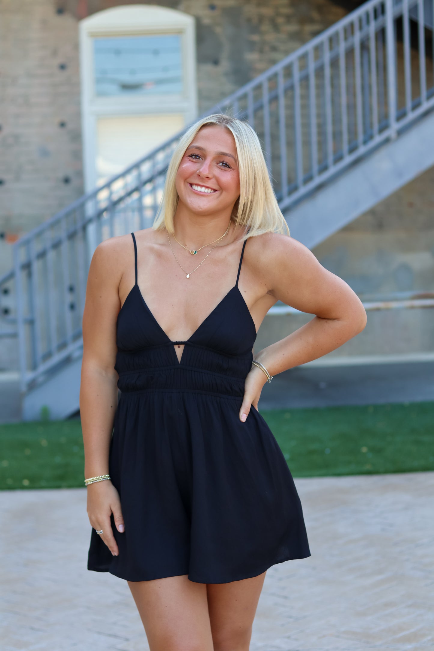 Vivi Romper - Black