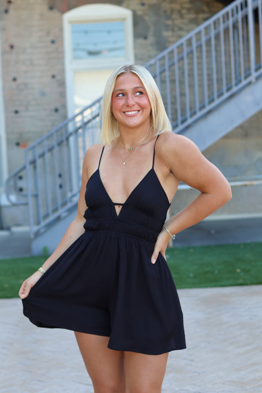 Vivi Romper - Black